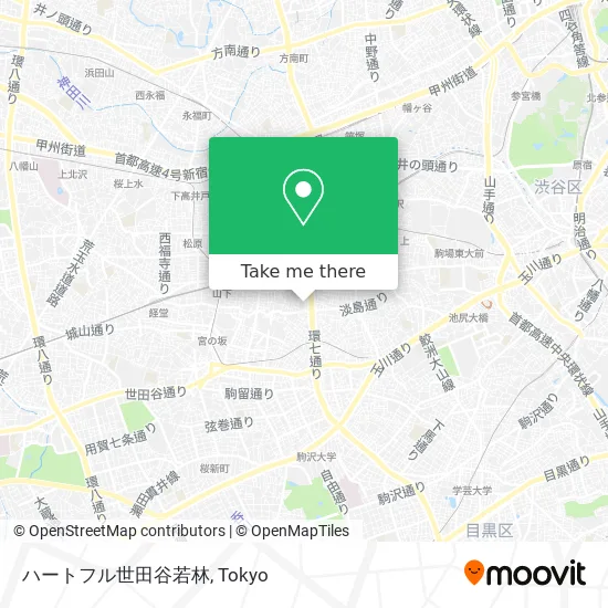 ハートフル世田谷若林 map
