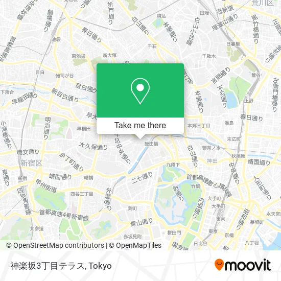 神楽坂3丁目テラス map