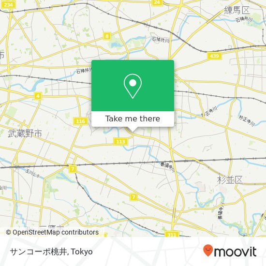 サンコーポ桃井 map