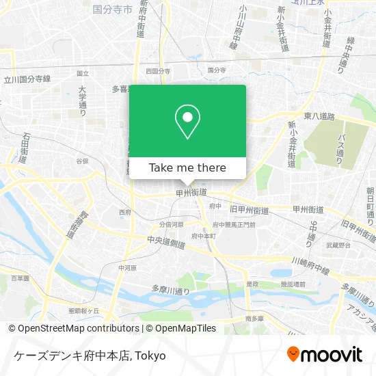 ケーズデンキ府中本店 map