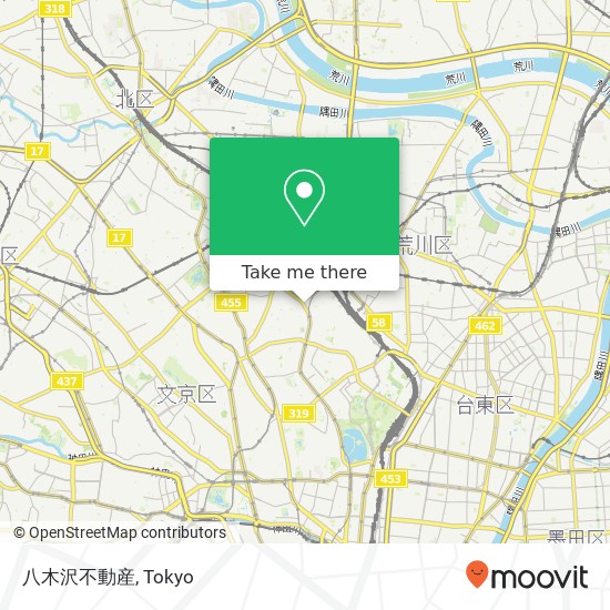 八木沢不動産 map