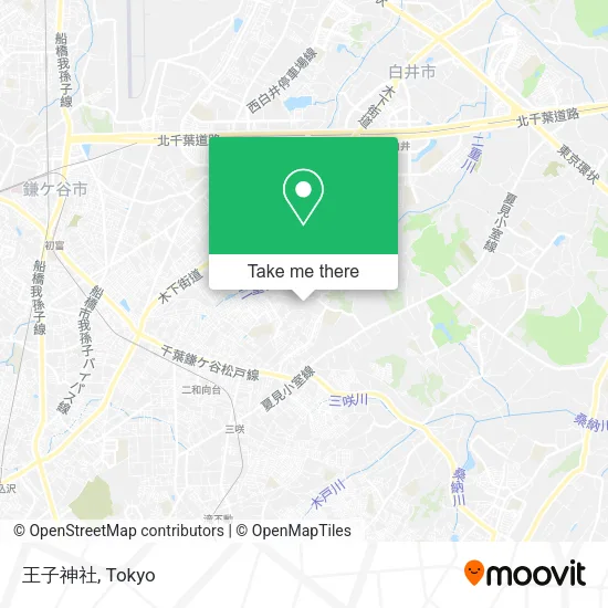 王子神社 map