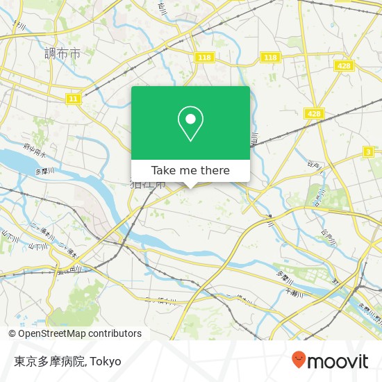 東京多摩病院 map