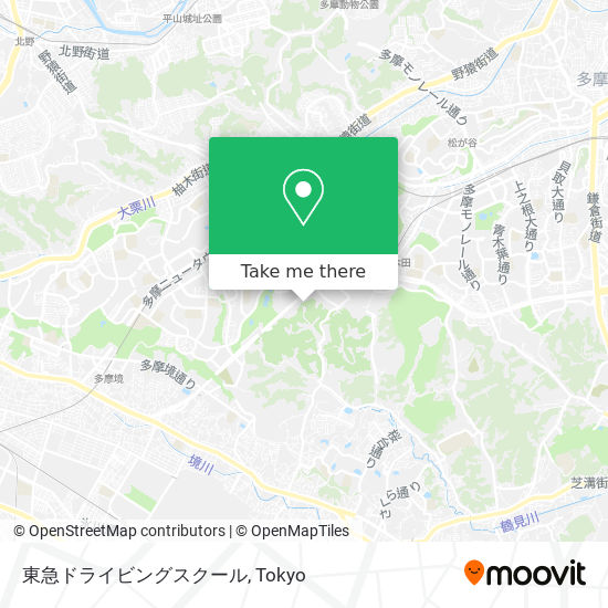 東急ドライビングスクール map