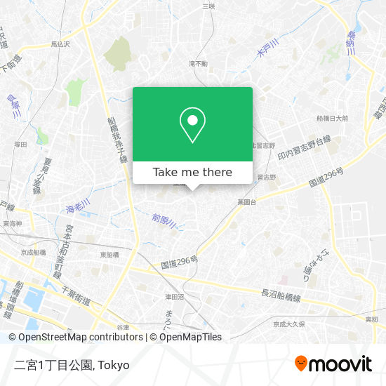 二宮1丁目公園 map