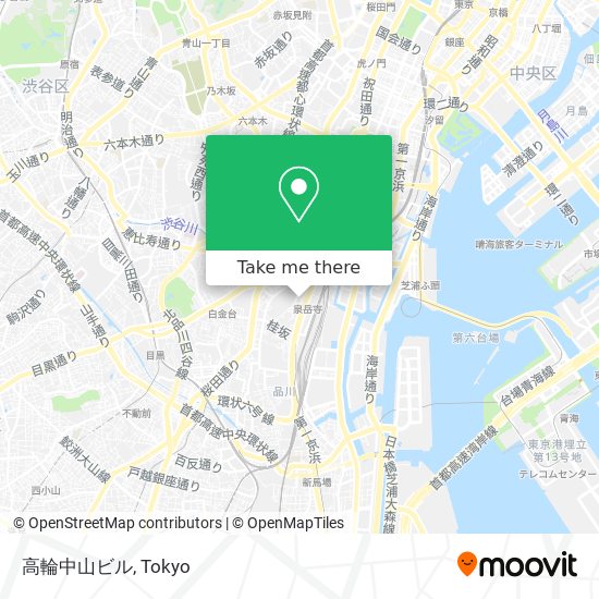 高輪中山ビル map