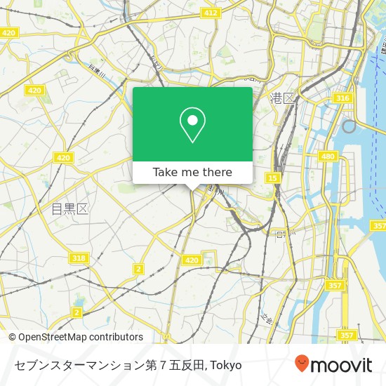 セブンスターマンション第７五反田 map