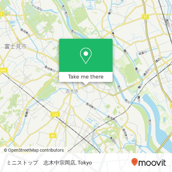 ミニストップ　志木中宗岡店 map