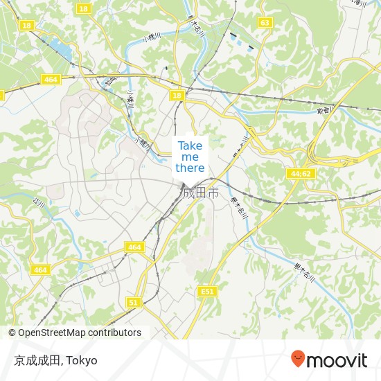 京成成田 map