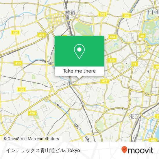 インテリックス青山通ビル map