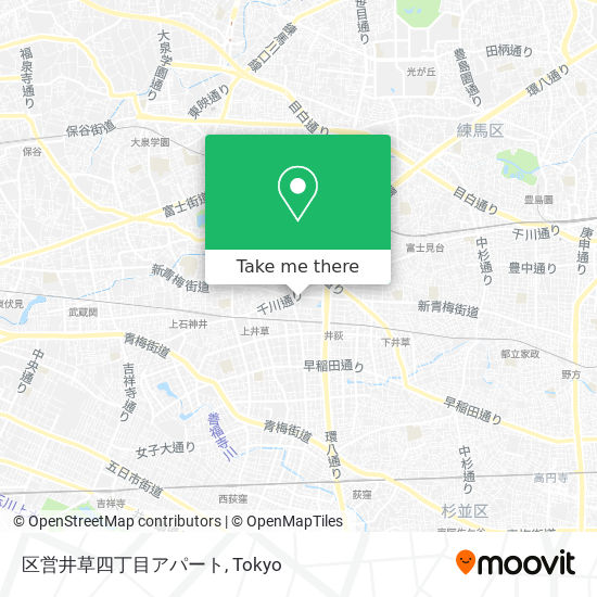 区営井草四丁目アパート map