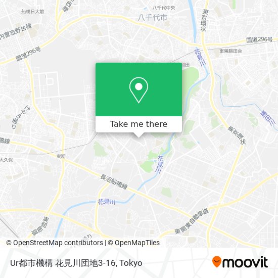 Ur都市機構 花見川団地3-16 map