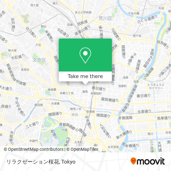 リラクゼーション桜花 map