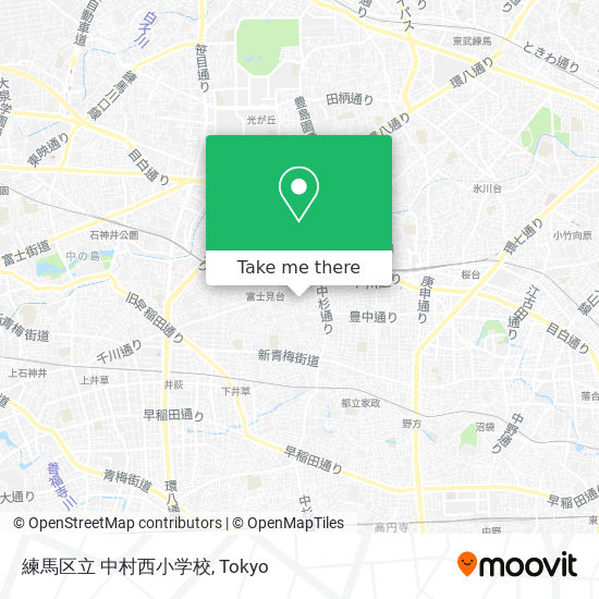 How To Get To 練馬区立 中村西小学校 In 練馬区 By Bus Or Metro