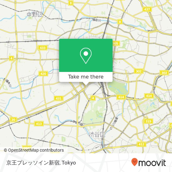 京王プレッソイン新宿 map