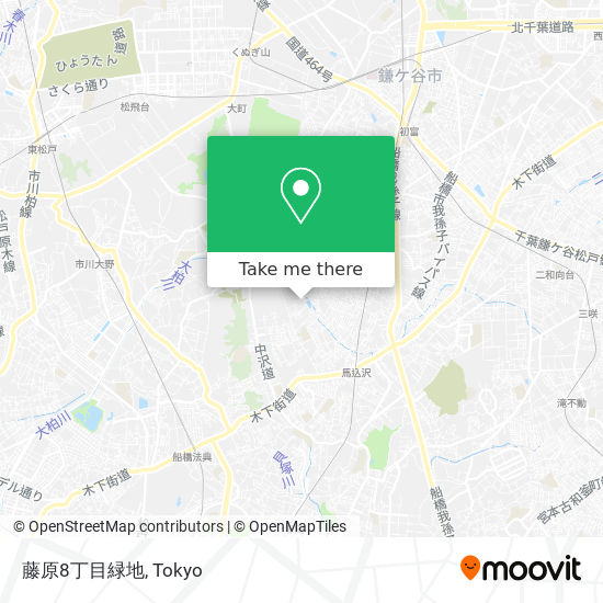 藤原8丁目緑地 map