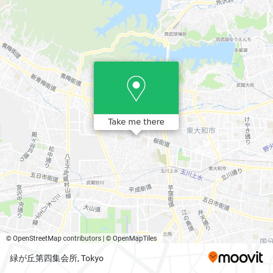 緑が丘第四集会所 map