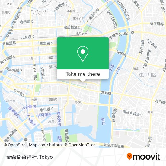 金森稲荷神社 map
