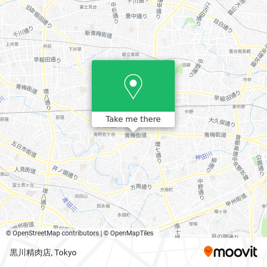 黒川精肉店 map