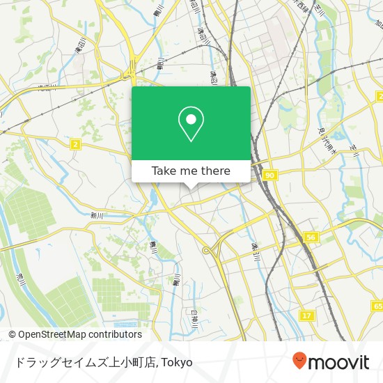 ドラッグセイムズ上小町店 map