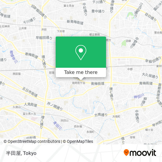 半田屋 map