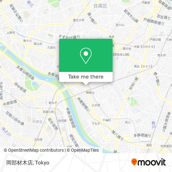 岡部材木店 map