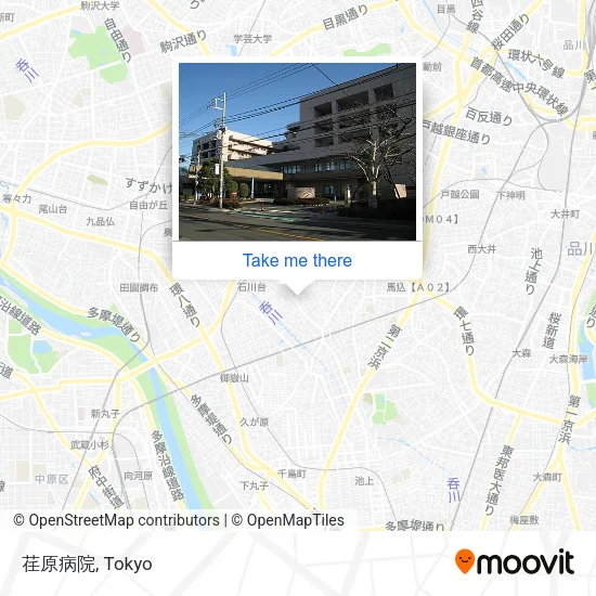 荏原病院 map