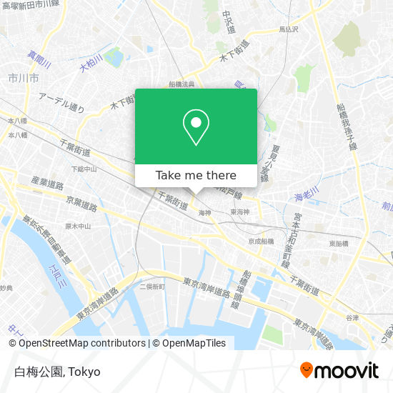 白梅公園 map