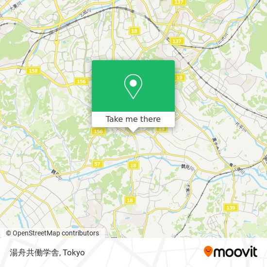 湯舟共働学舎 map