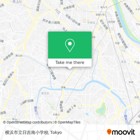 横浜市立日吉南小学校 map