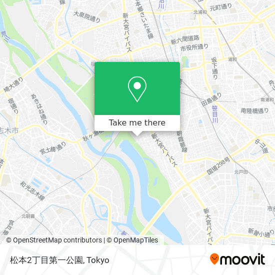 松本2丁目第一公園 map