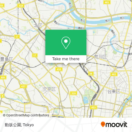 動坂公園 map