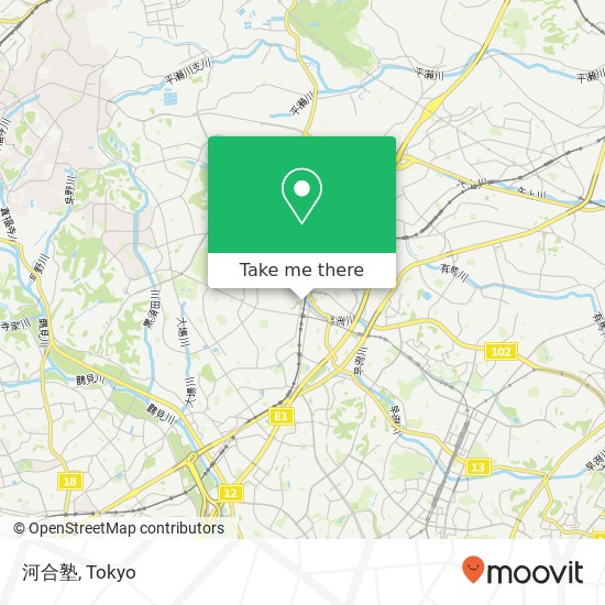 河合塾 map