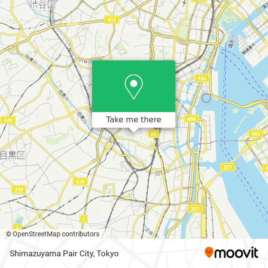 Shimazuyama Pair City map