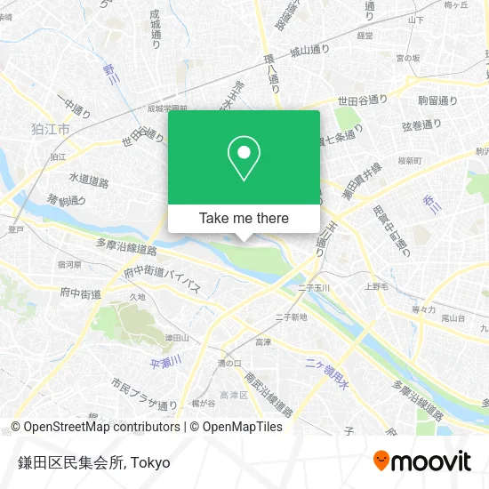 鎌田区民集会所 map