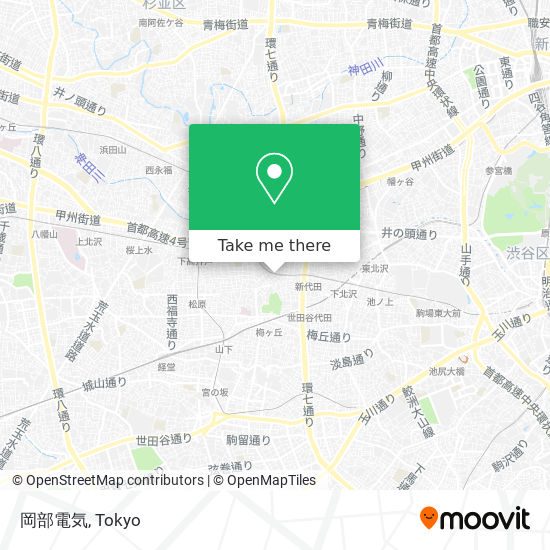 岡部電気 map