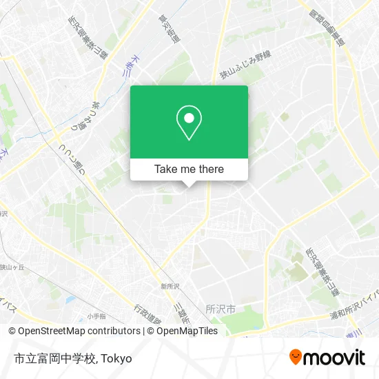 市立富岡中学校 map