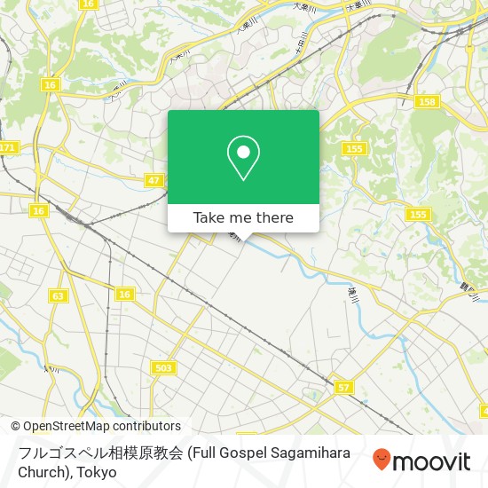 フルゴスペル相模原教会 (Full Gospel Sagamihara Church) map