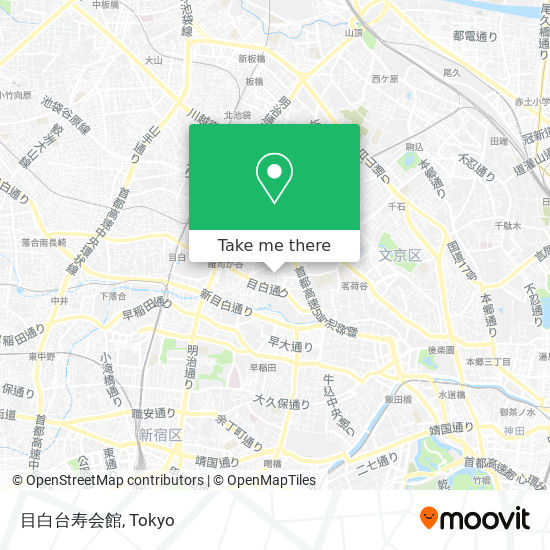 目白台寿会館 map