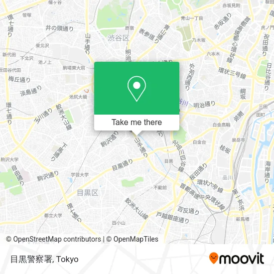 目黒警察署 map