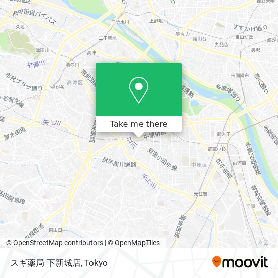 スギ薬局 下新城店 map