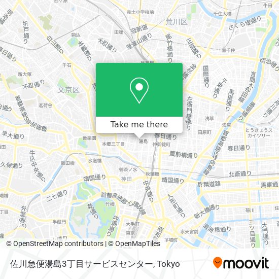 佐川急便湯島3丁目サービスセンター map