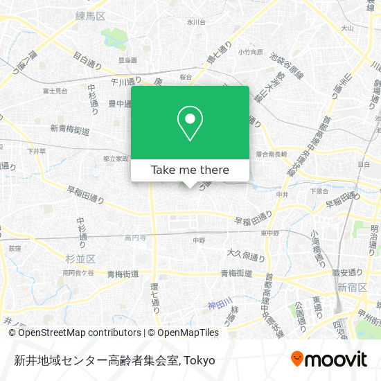 新井地域センター高齢者集会室 map