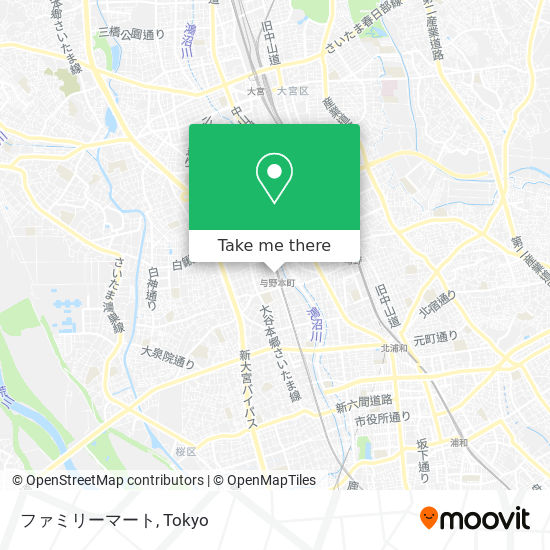 ファミリーマート map