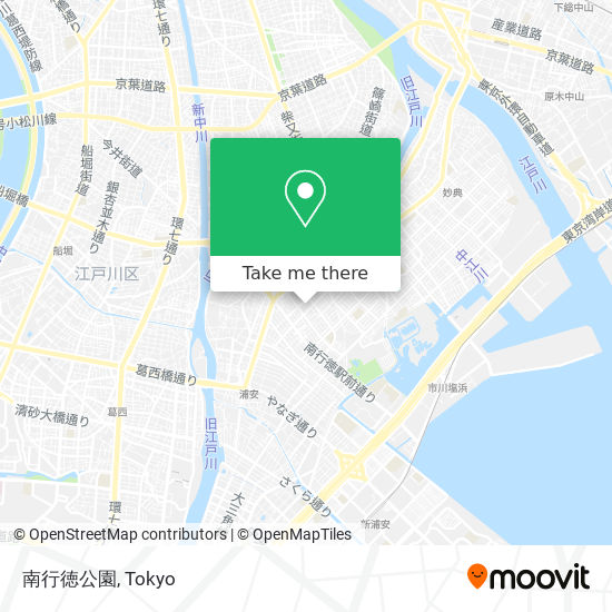 南行徳公園 map