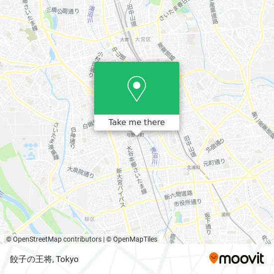 餃子の王将 map