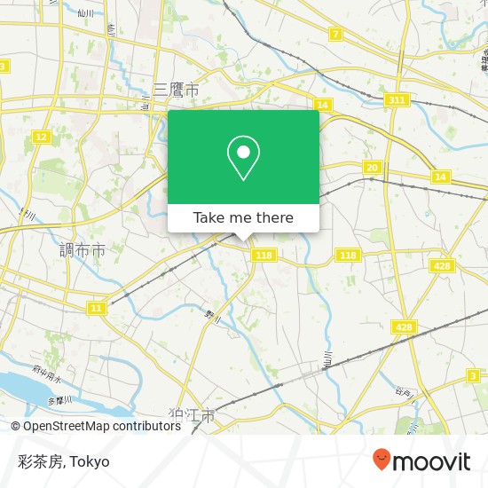 彩茶房 map