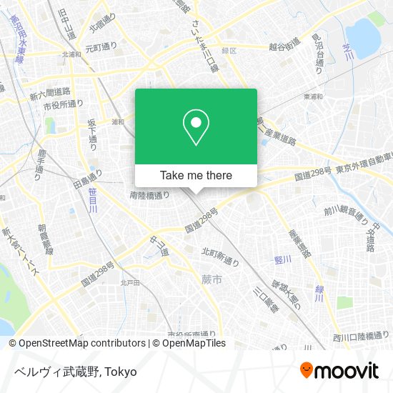 ベルヴィ武蔵野 map