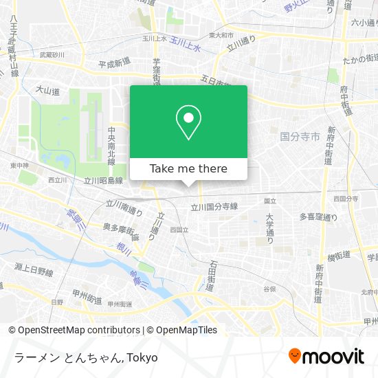 ラーメン とんちゃん map