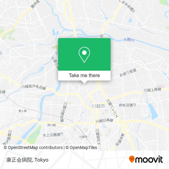 康正会病院 map